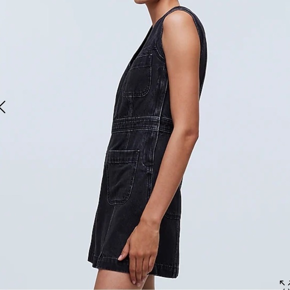 Madewell Denim Cap-Sleeve Mini Dress in Tarrybrook Wash - Picture 3 of 7